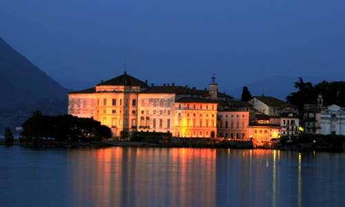 Isola Bella - Palace at Night